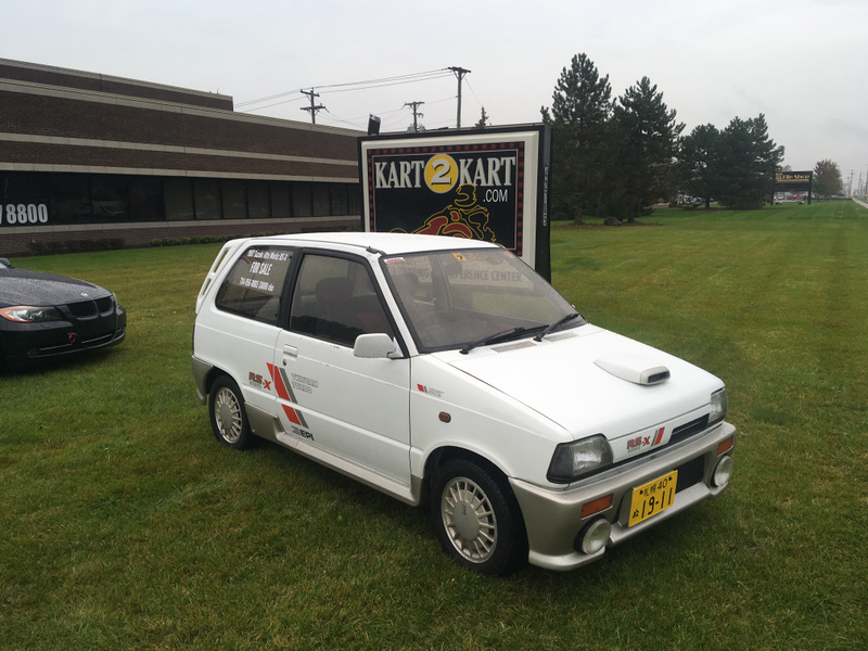Here it is in front of the Kart 2 Kart sign even!